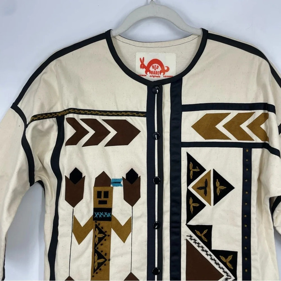 Vintage RED HARE ORIGINALS Tucson Arizona jacket shirt southwest appliqué - Picture 4 of 7